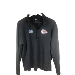 Kansas City Chiefs Nike Super Bowl LVII Champions Half-Zip Pullover Jacket Women